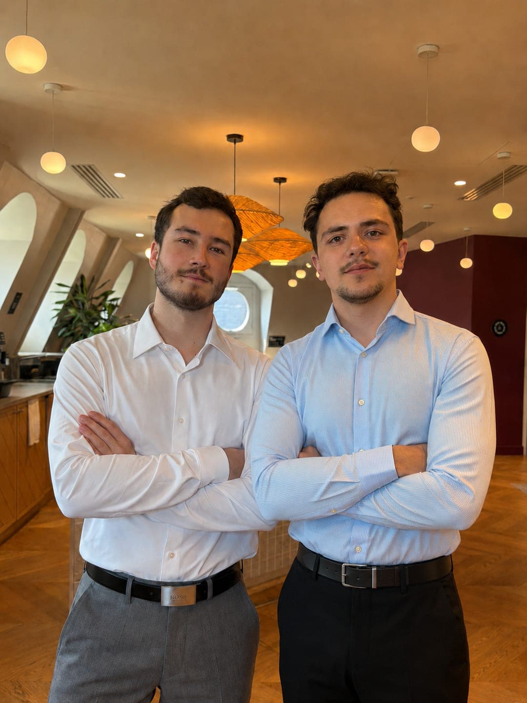 Pierre-Louis Gomet et Olivier Baesen, cofondateurs de Leveria