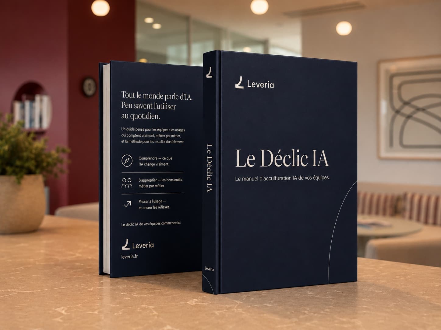 Le Déclic IA, le manuel d'acculturation IA de vos équipes (couverture du guide)